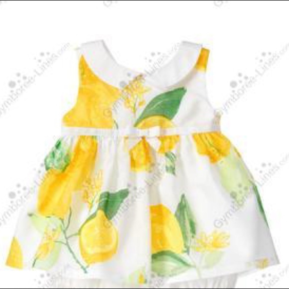 Gymboree lemon dress